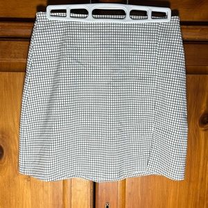 Altar’d State Women’s Sexy Black and White Checked Mini Pencil Skirt